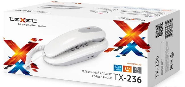 Телефонный аппарат TeXet TX-236