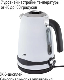 Электрочайник JVC JK-KE1730 белый